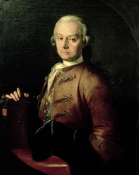 Johann Georg Leopold Mozart (1719-87), vader van Wolfgang Amadeus, 1765